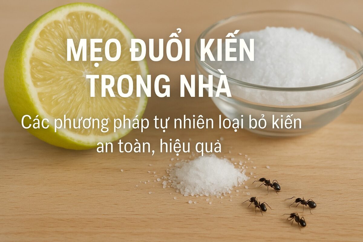 Mẹo đuổi kiến trong nhà hiệu quả bạn nên thử